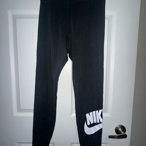Nike Black and White Athletic Leggings
